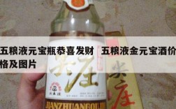 五粮液元宝瓶恭喜发财  五粮液金元宝酒价格及图片