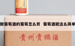 做葡萄酒的葡萄怎么剪  葡萄酒就这么简单
