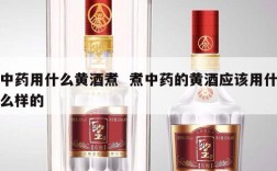 中药用什么黄酒煮  煮中药的黄酒应该用什么样的