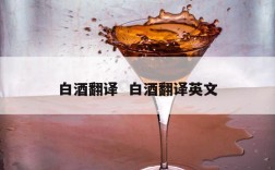 白酒翻译  白酒翻译英文