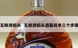 五粮液稻头  五粮液稻头酒最简单三个步骤