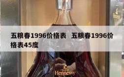 五粮春1996价格表  五粮春1996价格表45度