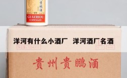 洋河有什么小酒厂  洋河酒厂名酒