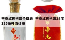 宁夏红枸杞酒价格表  宁夏红枸杞酒28度135毫升酒价格