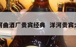 洋河曲酒厂贵宾经典  洋河贵宾大曲