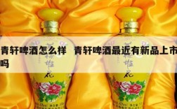 青轩啤酒怎么样  青轩啤酒最近有新品上市吗