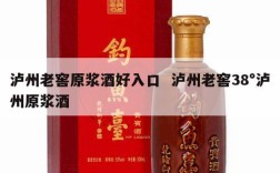 泸州老窖原浆酒好入口  泸州老窖38°泸州原浆酒