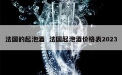 法国的起泡酒  法国起泡酒价格表2023