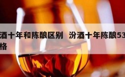 汾酒十年和陈酿区别  汾酒十年陈酿53度价格