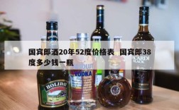 国宾郎酒20年52度价格表  国宾郎38度多少钱一瓶
