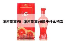 洋河贵宾V9  洋河贵宾v6属于什么档次