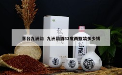茅台九洲韵  九洲韵酒53度两瓶装多少钱