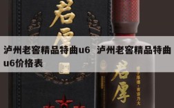 泸州老窖精品特曲u6  泸州老窖精品特曲u6价格表
