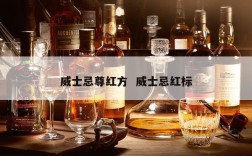 威士忌尊红方  威士忌红标