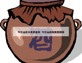 牛栏山区分真假鉴别  牛栏山辨别真假视频