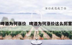 啤酒为何涨价  啤酒为何涨价这么厉害