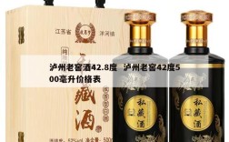 泸州老窖酒42.8度  泸州老窖42度500毫升价格表