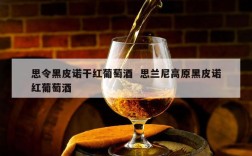 思令黑皮诺干红葡萄酒  思兰尼高原黑皮诺红葡萄酒