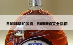 自酿啤酒的步骤  自酿啤酒完全指南