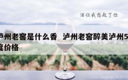 泸州老窖是什么香  泸州老窖醉美泸州52度价格