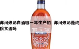 洋河炫彩白酒哪一年生产的  洋河炫彩是纯粮食酒吗