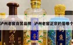 泸州老窖自营品牌  泸州老窖正宗的是哪个